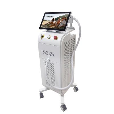 China Newest 808 Diode Laser Hair Removal Machine Anti Hair Removal 800W Bars Beauty Machine for sale