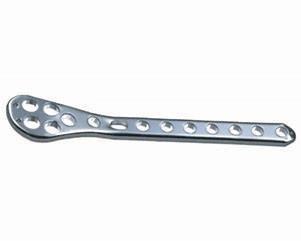 China Tibial Anodized Curved Broad Titanium Trauma Lcp Plate for sale