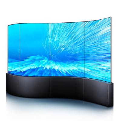 China High Brightness Indoor Ultra Thin Flexible Curved Screen OLED Indoor Curved Video Wall Monitors for sale