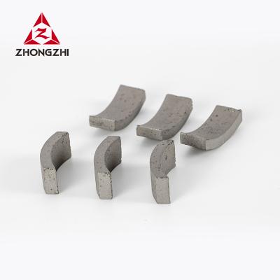 China Stone ZHONGZHI Super Quality Diamond Core Bit Segment For Granite , Diamond Core Bit Bit Segment Marble Crown for sale