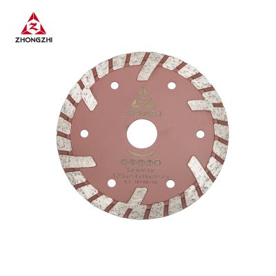 China Cutting Granite Fast Cutting Diamond Tools Diamond Saw Blade For Granite With Protective Teeth for sale