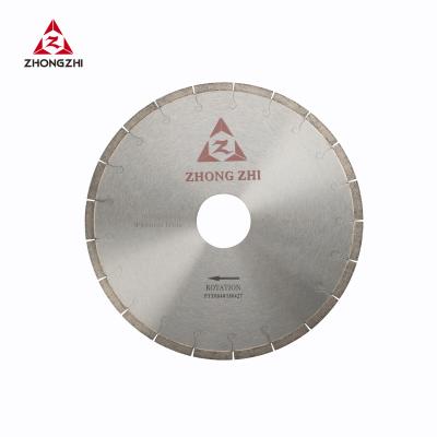 China Sharpness Diamond Tools D300 Sintered Porcelain Diamond Saw Blade With Fishhook Shape For Trimming for sale