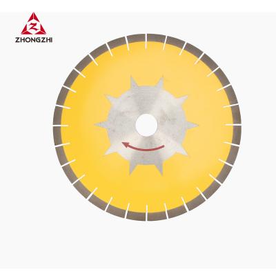 China Diamond Tools Sharpness 350mm Row Pattern Saw Blade For Natural Stones for sale