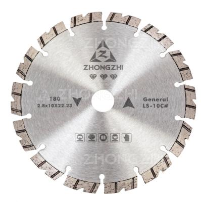 China Granite Laser Welded Turbo V Bevel Segmented Diamond Saw Blades for sale