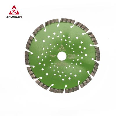 China High Cutting Efficiency Laser Welded Bevel Turbo Diamond Cutting Disc for sale