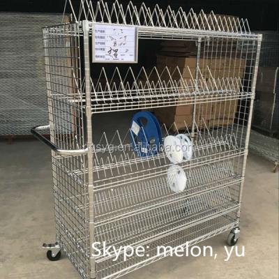 China Industrial Mobile SMT Coil Shelving For Electronic Industry for sale