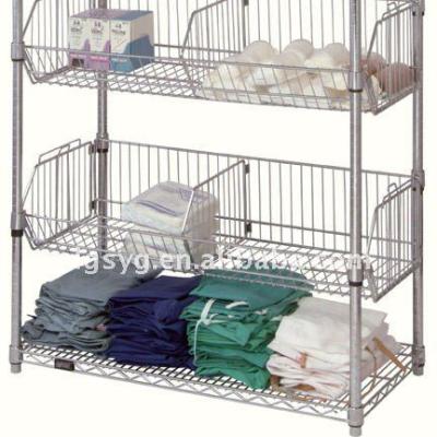 China Corrosion Protection Stainless Steel Shelf Series Kitchen Equipment Storage Rack for sale