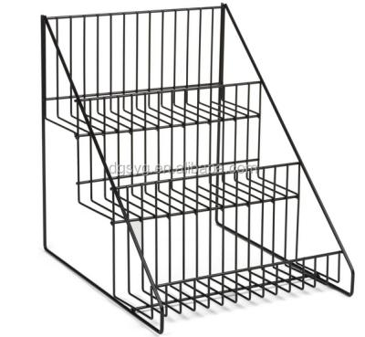 China Corrosion Protection 3 Tier Wire Countertop Rack For Convenience Stores for sale