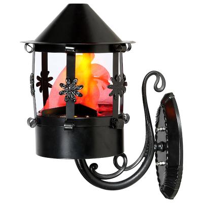 China Artificial Fan Halloween Garden Desktop Hanging LED Wall Moutain Cloth Flame Light Silk Party Decorate Household LED Fire Machine YS-50 for sale