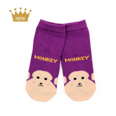 China Breathable Little Monkey Pattern Summer Kidss Designer Quality Socks Kid Cute Multicolor Sock for sale