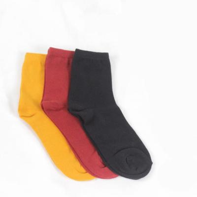 China Wholesale Factory Price Solid Casual Color Thin And Soft Feeling Socks Breathable Logo Customize for sale