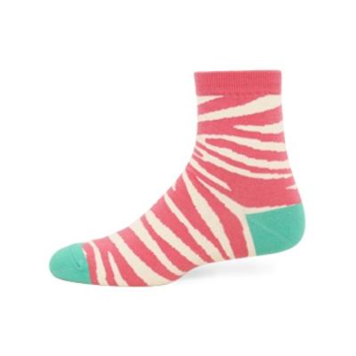 China New Arrival Designer Luxury Zebra Print Women Socks Desinged Socks With Good Price for sale