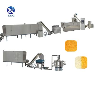 China Snack food factory Full-automatic 100kg/h panko bread crumbs maker bread crumbs making machine for sale