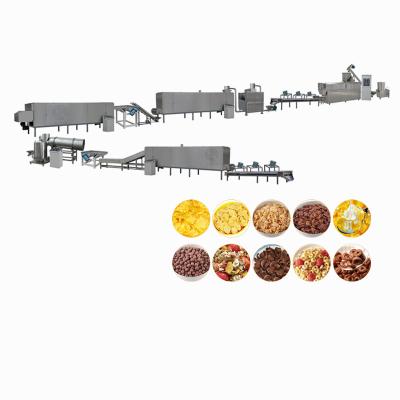 China 3D pellet snacks Breakfast Cereal Corn Flakes Food Making Machine Production Line for sale