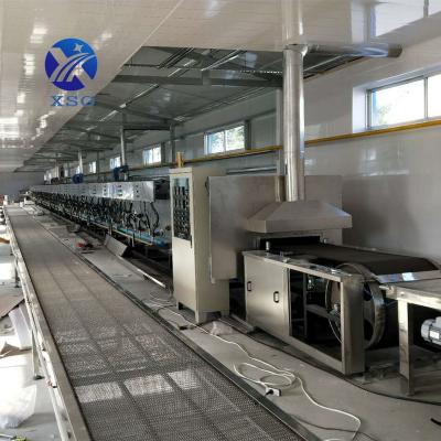 China Snack food factory Factory price SS304 cracker making machine biscuit machinery for sale