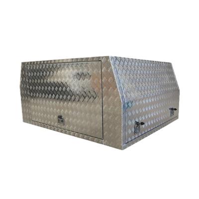 China Custom Iron OEM Canopy Makers Alloy Aluminum Ute Canopy Toolbox for sale