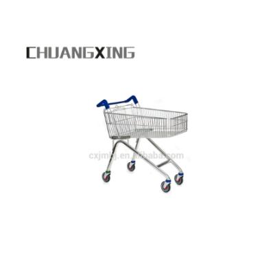 China High Quality Machining Requirement Shopping Trolley , Galvanized Supermarket Shopping Trolley for sale