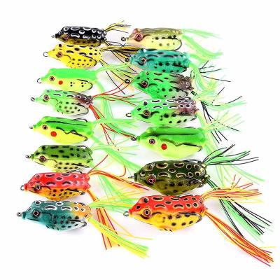 China Silicone 8g Topwater Baits Minnow Crankbaits Wobblers For Fly Fishing Artificial Insect Soft Lure Frog Fishing Lures for sale