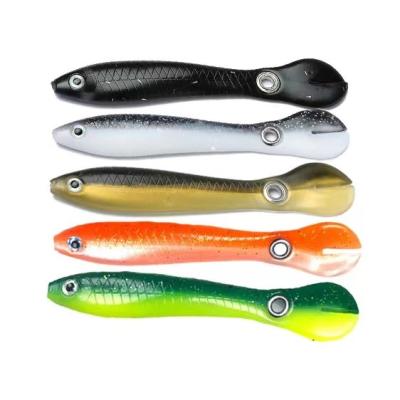 China Isca Swimbait Soft Silicone Artificial Silicone Bait Paddle Tail Slow Downhill Bouncing Soft Fishing Lures for sale