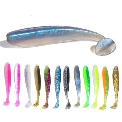 China Factory Direct 1.8g/6.5cm Double T Colors Artificial Silicone Bass Bait Soft Fishing Lures ALYE142 for sale