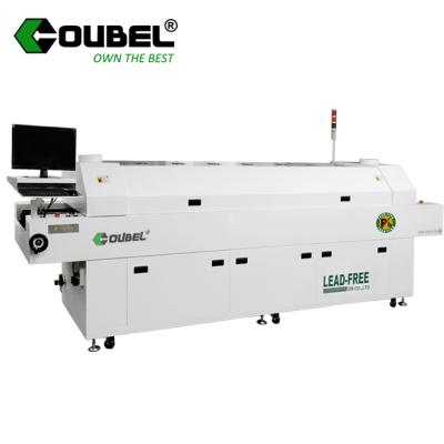 China Machinery Repair Shops Factory Price Small SMT Machine 6 Zones Reflow Soldering Furnace For SMT Production Line for sale