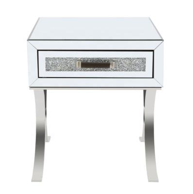 China Foshan Modern Furniture New Good Quality Modern Single Facet Large Mirrored Night Stand for sale