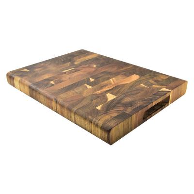 China Acacia Wood Cutting Board Multifunctional Vertical Premium Acacia Wooden Cutting Board Viable Choppers For Kitchen for sale