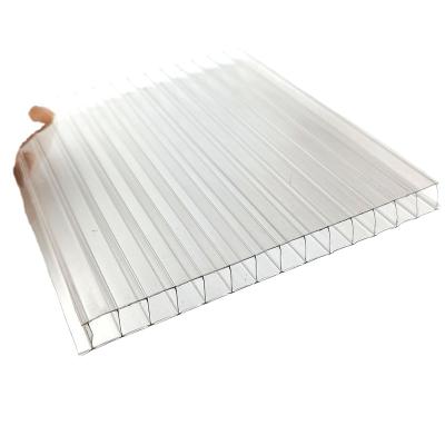 China Eco-friendly 8mm Plastic Greenhouse Building Materials PC Sheets Clear Polycarbonate Hollow Sheet for sale