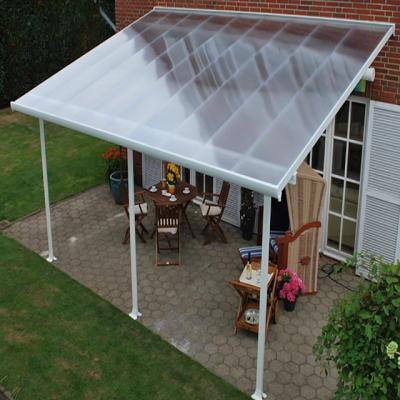 China Modern Balcony Awning Sturdy Aluminum Polycarbonate Patio Cover, Balcony Awning, Outdoor Patio Tarp Gazebo Awning for sale