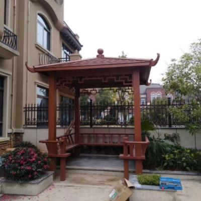 China Customizable Modern Gazebo Modern Waterproof Sunshade Roof Garden Canopy Balcony Pavilion Tent Garden for sale