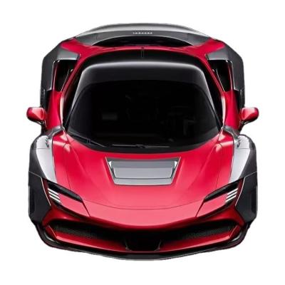 China SF90 Ferrari Carbon Body Kit 2021 Widebody Kits ZE Style Wheel Arch for sale