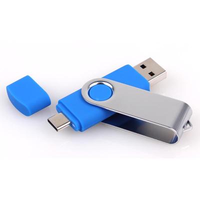 China Metal Smartphone otg usb flash drives 2 in 1 USB 2.0 micro and USB 3.0 OTG pen drive for sale