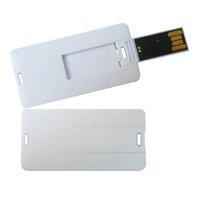 China Plastic Credit Card USB Flash Drive USB 2.0 4GB 8GB 16GB 32GB 64GB Card Memoria Stick Custom Printing Logo pendrive for sale