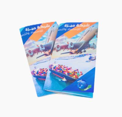 China Professional Custom Brochure Flyer Trifold Paper Instructions Advertising Brochure Flyer Printing Services for sale