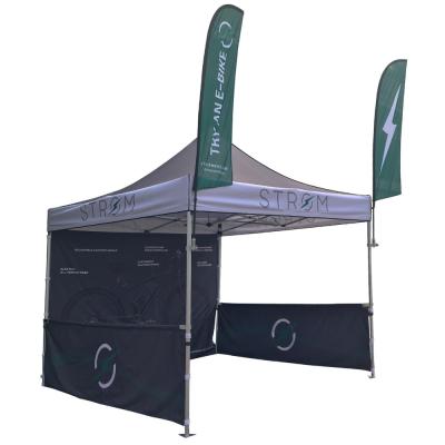 China Waterproof UV-Protected Fireproof Aluminum Commercial Pop Up Folding Tent for sale