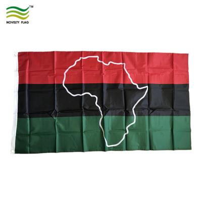 China Black WHEEL Pan African Unity UNIA Pride Liberation 3' x5 feet African American Africa Flag for sale