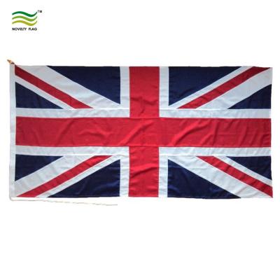 China Union Jack 5x3ft Mod Polyester Sew Approved Hanging Woven Traditional United Kingdom Flag for sale