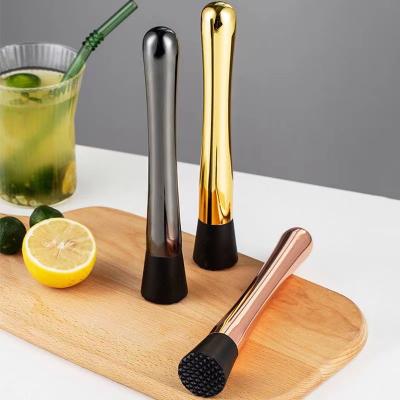 China Bartender Gadget Bar Mint Lemon Hammer 304 Stainless Steel Mojito Cocktail Ice Stocked Hot Selling Messy Person for sale