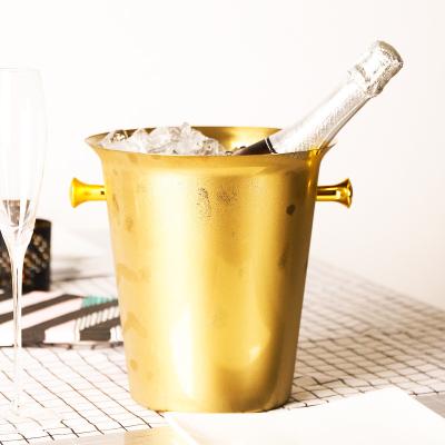 China Viable Custom Logo Ice Bucket Party Ice Bucket Cooler For Champagne Wine Beer for sale