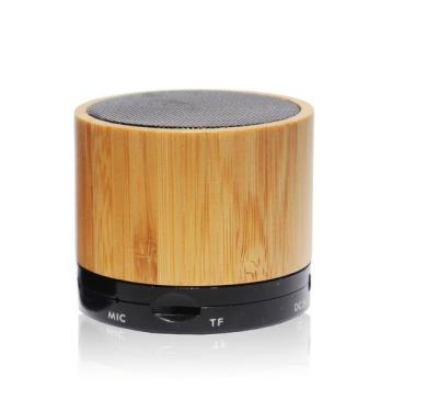 China Wireless Charger For Mobile Phone Speaker Bamboo Portable Wireless Speaker The Mini for sale