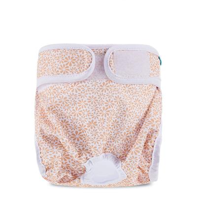 China Stored Adjustable Reusable PUL Cloth Dog Belly Diaper Waterproof Absorbent Leakage Bands Pet Diaper Pants for sale