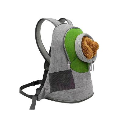 China Sustainable Pet Carriers and Travel Products Pet Chest Breathable Portable Exposed Bag Cat Backpack for sale