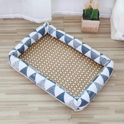 China Moisture Resistance And Biting Mat Resistance Pet Rooms And Furniture Cooling Canvas Cat Dog Pet House Bed Cooler for sale