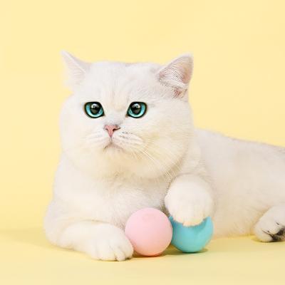 China Stored Cat Toys New Gravity Ball Automatic Motorized Smart Touch Electronic Pet Sounding Interactive Pet Toys Squeak Ball for sale