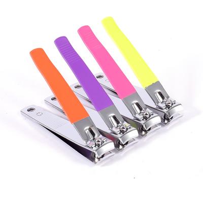 China Durable Custom Professional Stainless Steel Manicure Color Nail Clippers For Lady for sale