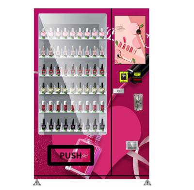 China Morocco Steel Touched Eyelash Extensions Vending Machine 240H Perfume Eyelash Lashes Shop Cosmetics Vending Machine for sale