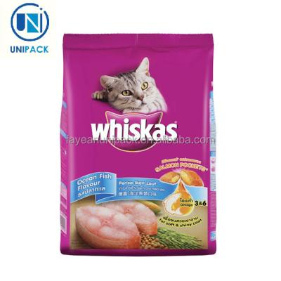 China Popular Food Packaging Big Cat Liquid Fence Product Snack Bag for sale