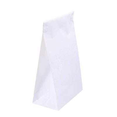 China Disposable Vomit Bag 80GSM 1/6 PE Coated Air Sickness Waterproof Paper Bag for sale