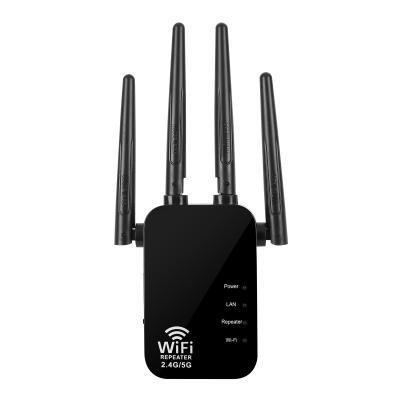 China 5 GHz WiFi Repeater Extender 802.11N Wi-fi Extender 802.11N WI fi Wireless Signal Booster 2.4G Wifi Repiter KN-1200AC for sale