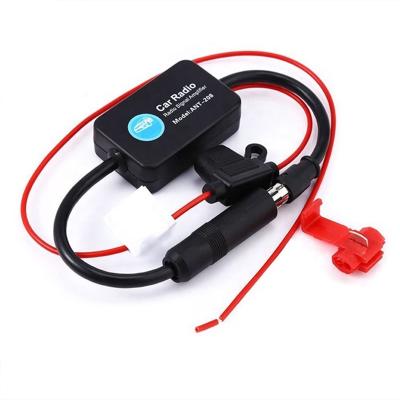 China Car DAB/AM/FM 12V Car Radio Antenna FM/AM Radio Signal Booster Booster Car Antenna 80-108MHZ For Marine Boat Auto for sale